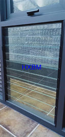 ویندوز آلومینیوم بادامک شیشه ای استاندارد AS2047 با صفحه امنیتی ثابت